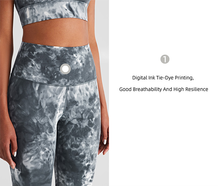 Digital Ink Tie-Dry Printing Yoga Legging7