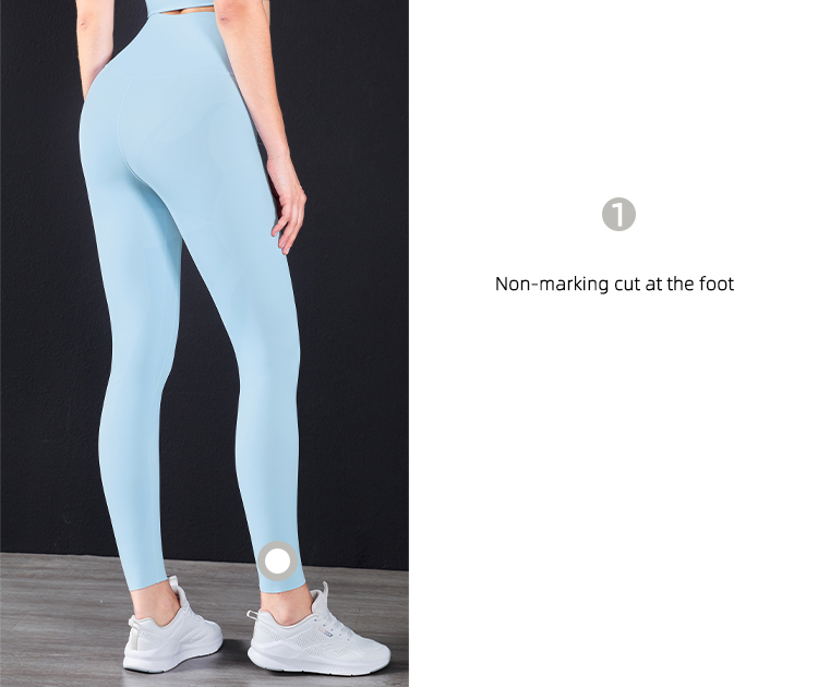 High Waist Yoga Pants Skin Friendly Sports Leggings OEM Workout Tights5