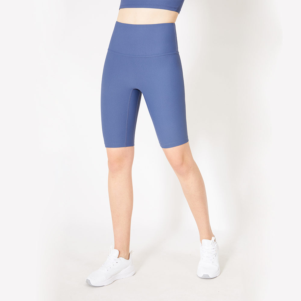 Women custom high waist biker sweat workout sports shorts gym sports tights shorts3