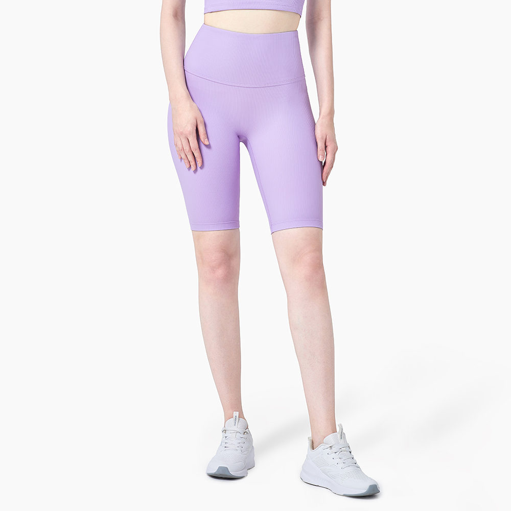 Women custom high waist biker sweat workout sports shorts gym sports tights shorts6